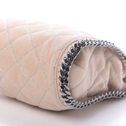 Stella McCartney Shaggy Deer Quilted Mini Falabella Fold Over Tote Powder 7 of 9