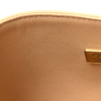 Chanel Caviar Quilted Jumbo Double Flap Beige 7 of 11