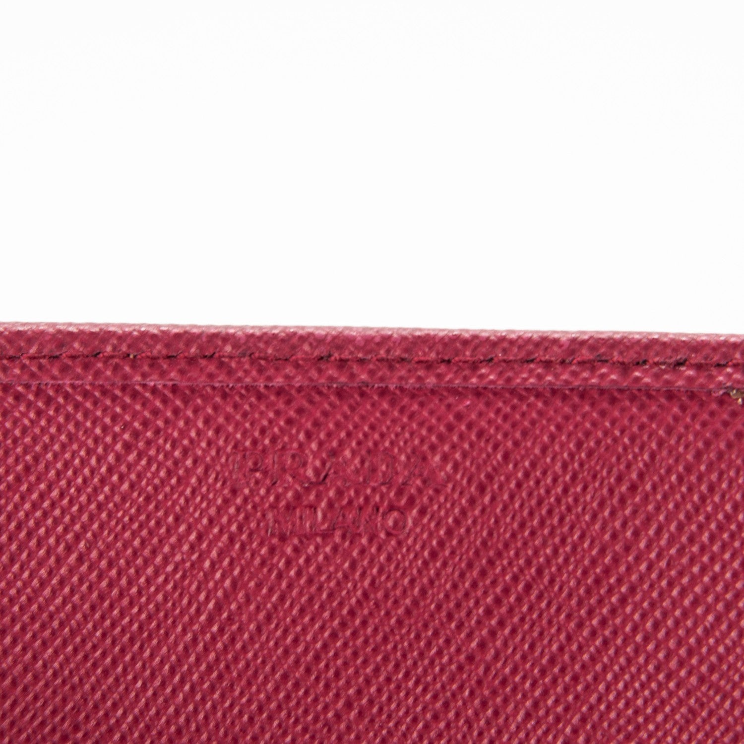 Prada Saffiano Metal Continental Flap Wallet 5 of 9