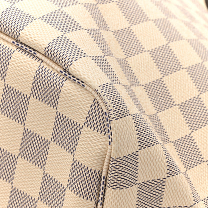 Louis Vuitton Damier Azur Braided Neverfull MM Pink 13 of 16