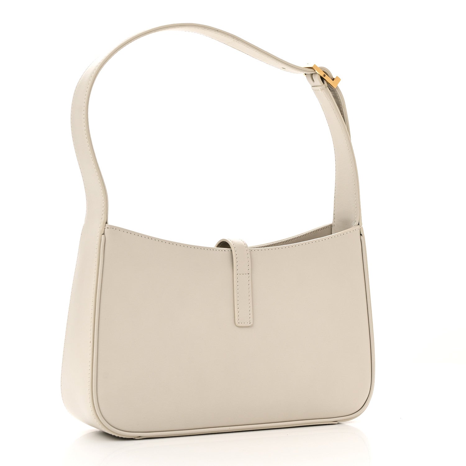 Saint Laurent Smooth Calfskin Le 5 A 7 Hobo Crema Soft 3 of 10