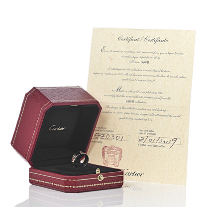 Cartier 18K Yellow Gold 5.5mm LOVE Ring 48 4.5 5 of 5