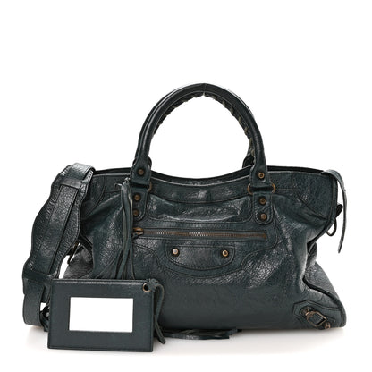 Balenciaga Agneau Classic Hardware City Vert Pinede 3 of 11