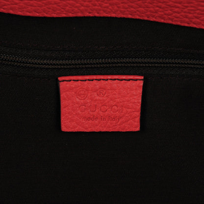 Gucci Calfskin Large D Ring Tote Orange 6 of 9