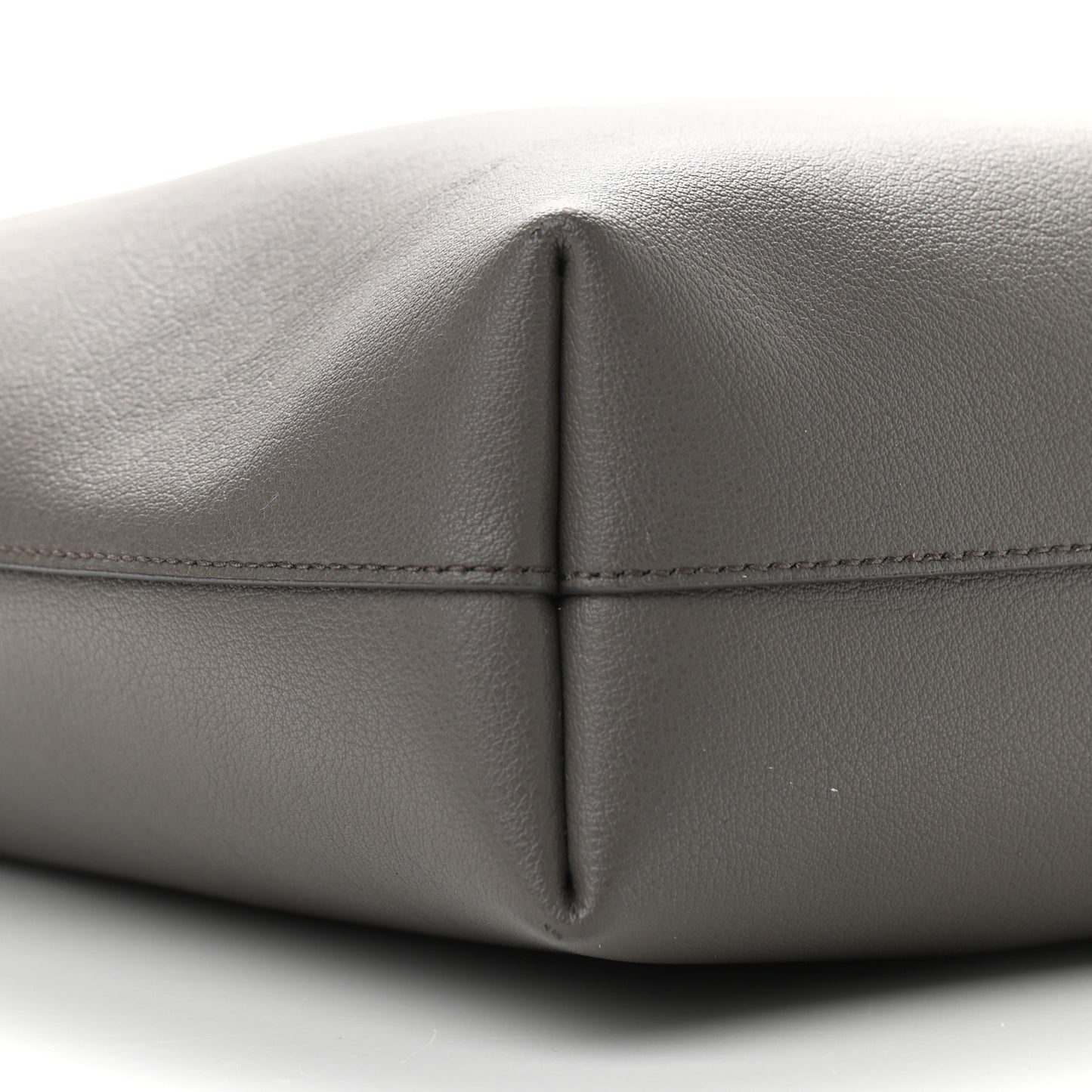 Calfskin Toy Shopping Tote Earth Grey