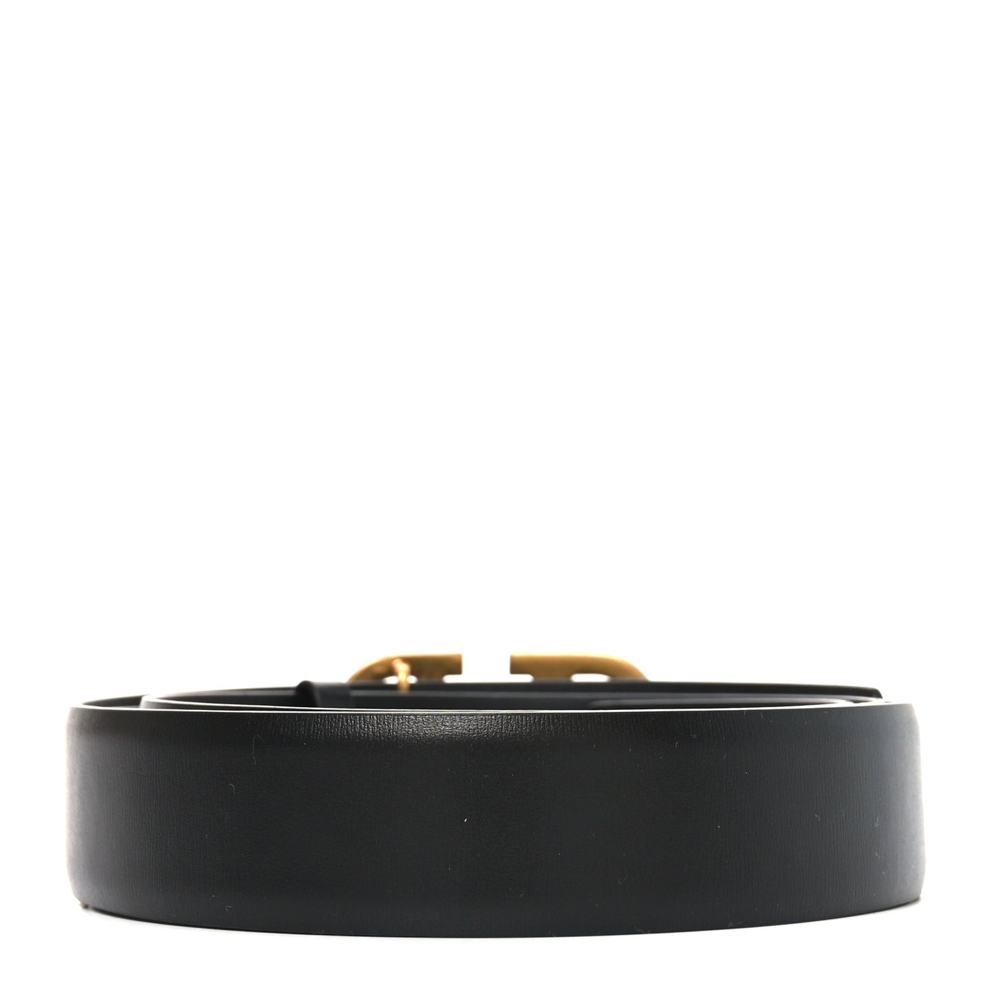Glossy Calfskin VLogo 30mm Belt 105 42 Belt Black