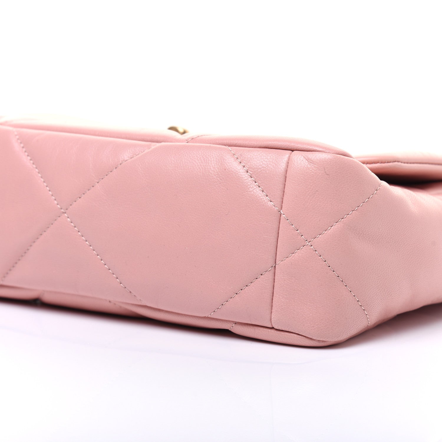 Chanel Goatskin Quilted Medium 19 Flap Light Pink 7 of 18
