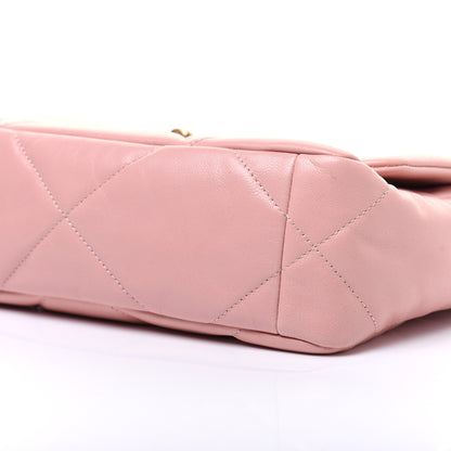Chanel Goatskin Quilted Medium 19 Flap Light Pink 7 of 18