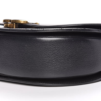 Chanel Shiny Calfskin Goatskin Quilted Medium Coco Curve Messenger Flap Black 11 of 12