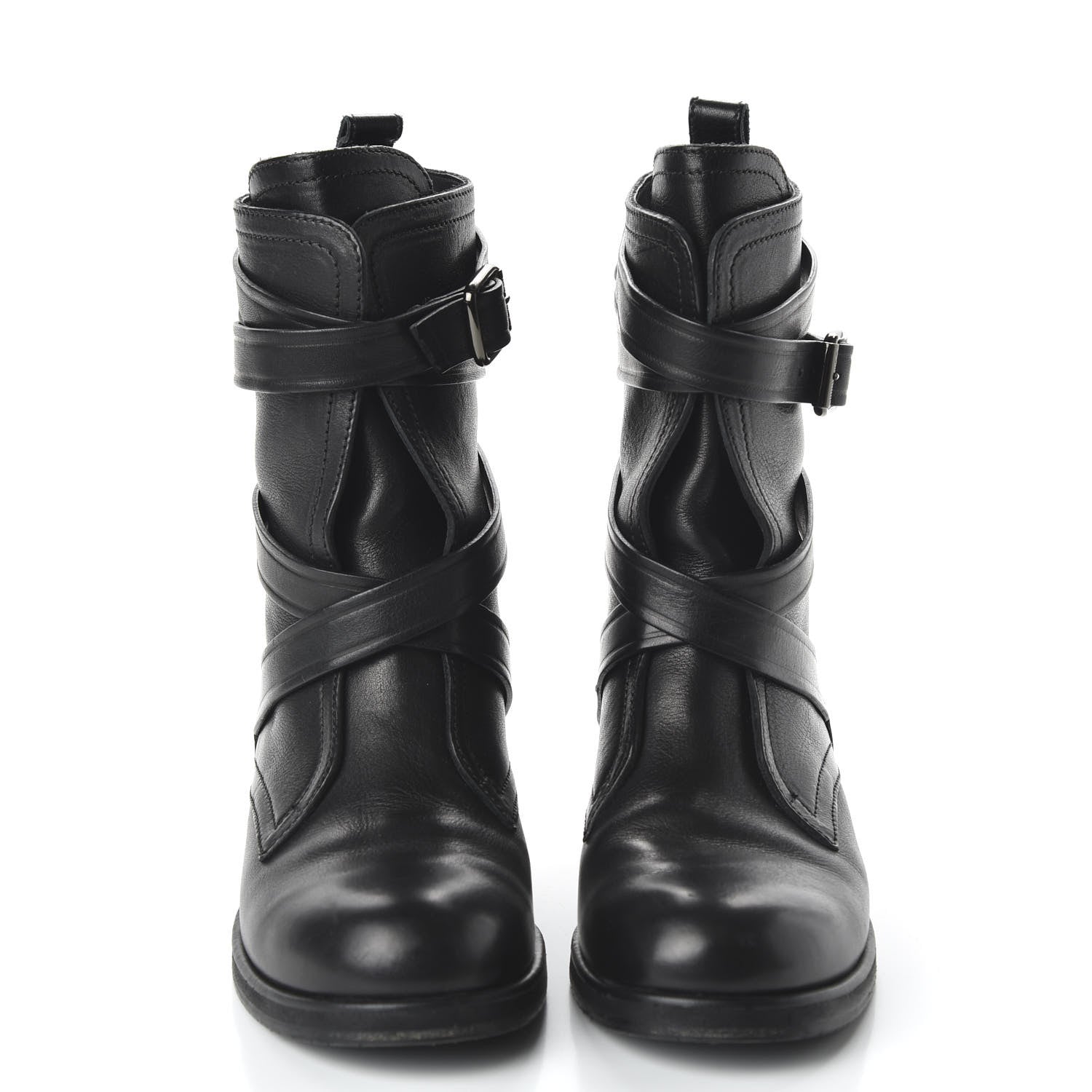 Jimmy Choo Grainy Calfskin Dalston Boots 38 Black 2 of 8