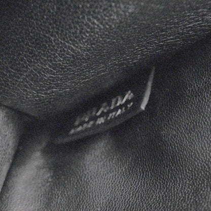 Prada Saffiano Passport Wallet Travel Bag Black 9 of 10