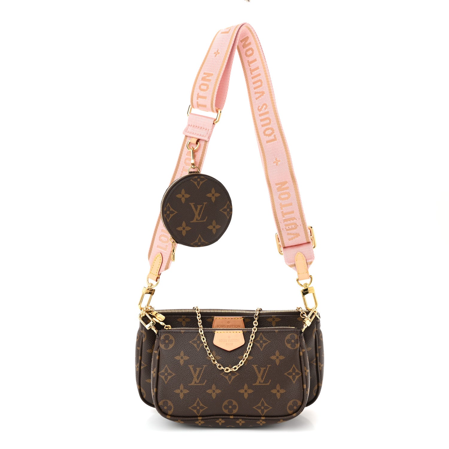 Louis Vuitton Monogram Multi Pochette Accessories Rose Clair 1 of 11