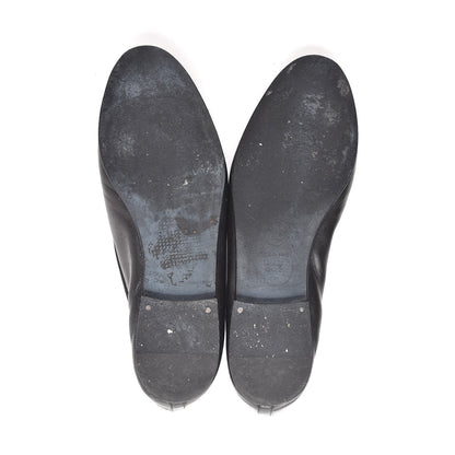 Chanel Lambskin Patent CC Cap Toe Ballerina Flats 36.5 Black 7 of 13