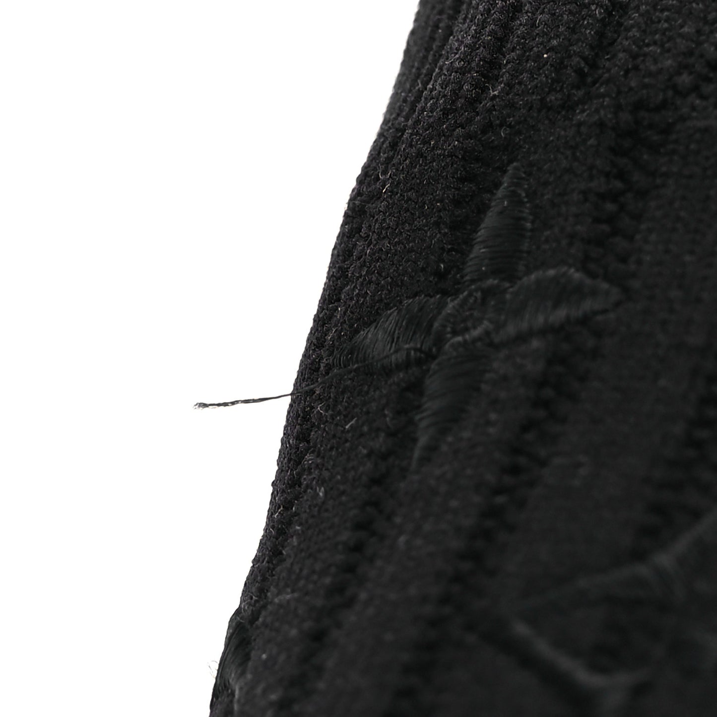 Monogram Stretch Fabric Silhouette Ankle Boots 37.5 Black