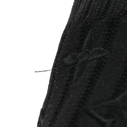 Louis Vuitton Monogram Stretch Fabric Silhouette Ankle Boots 37.5 Black 10 of 10