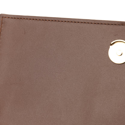 Saint Laurent Smooth Calfskin Classic Monogram Kate Tassel Chain Wallet Brown 7 of 13