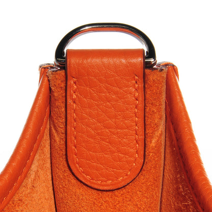 Hermes Taurillon Clemence Evelyne III PM Orange 11 of 16