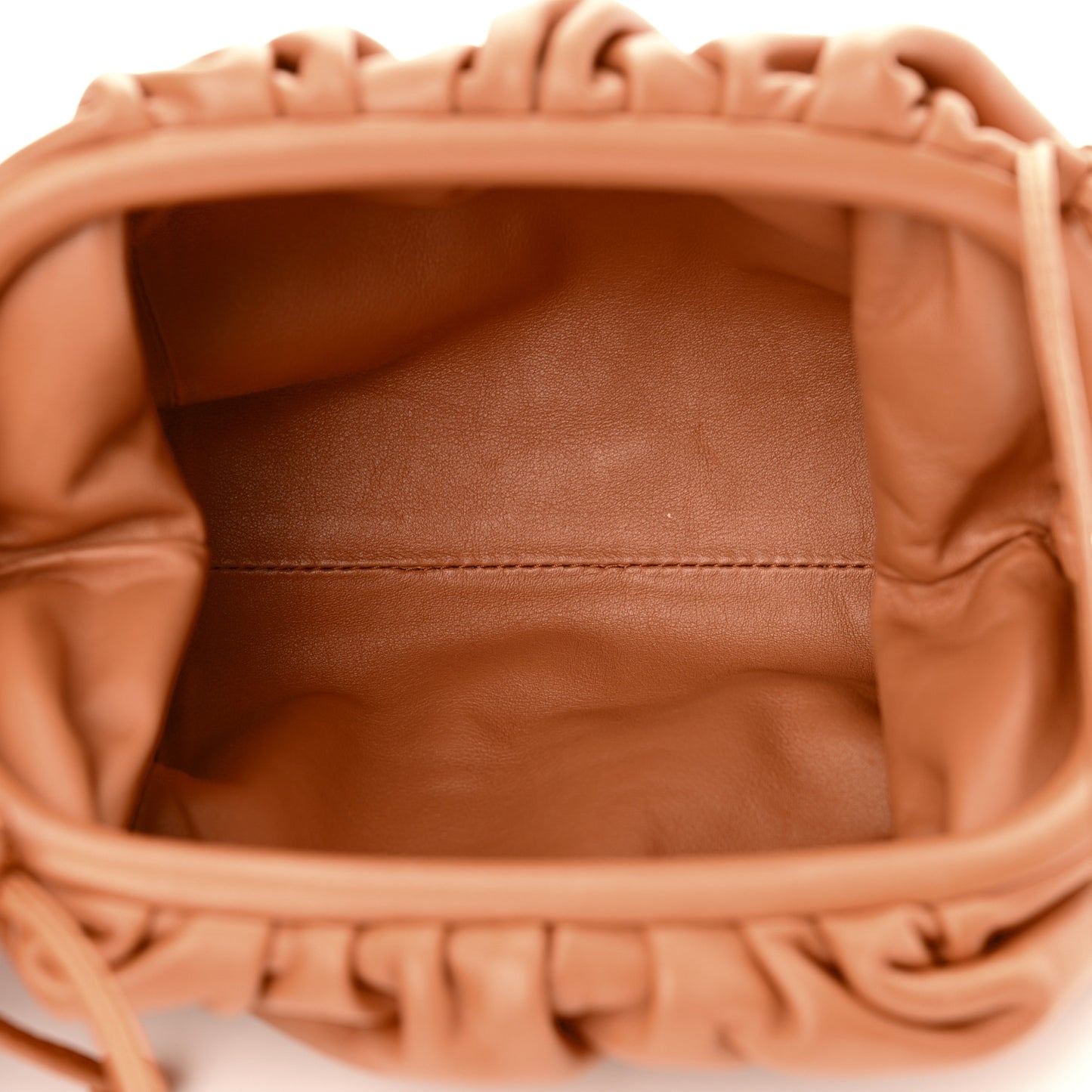Butter Calfskin The Mini Pouch Clay