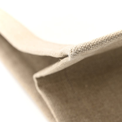 Saint Laurent Linen Calfskin Rive Gauche Tote Greggio Natural 12 of 13