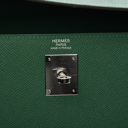 Hermes Epsom Kelly Sellier 32 Vert Vertigo 23 of 29