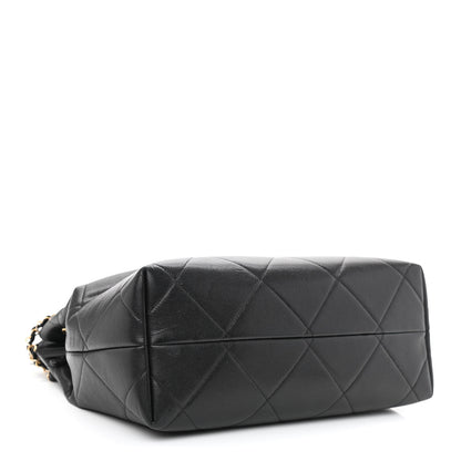 Chanel Caviar Quilted Large A Real Catch Shopping Bag Black 4 of 14