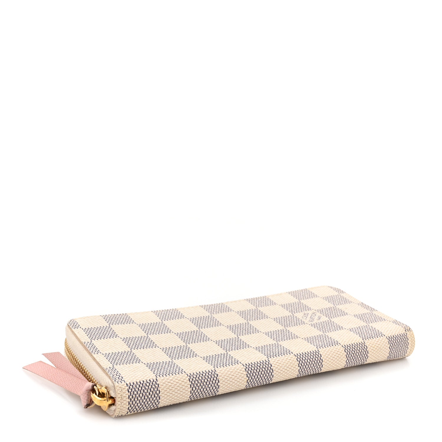 Louis Vuitton Damier Azur Clemence Wallet Rose Ballerine 4 of 12