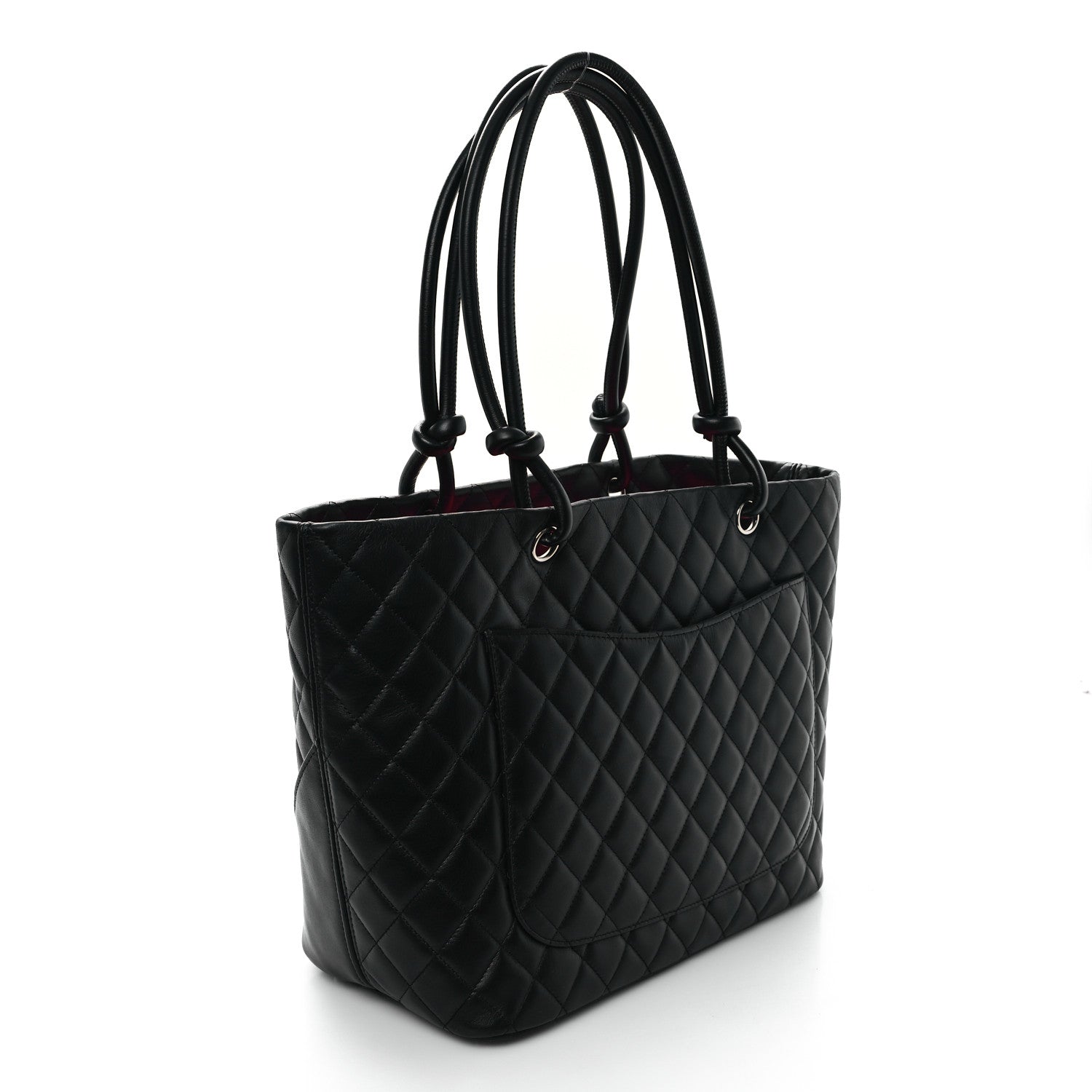 Chanel Calfskin Quilted Large Cambon Tote Black 3 of 12