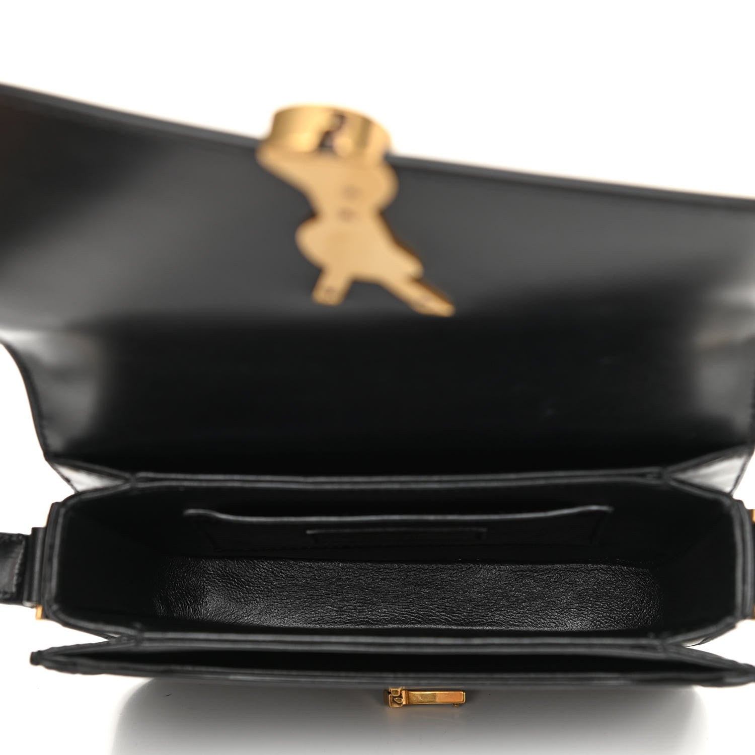 Saint Laurent Smooth Calfskin Small Solferino Satchel Black 5 of 10
