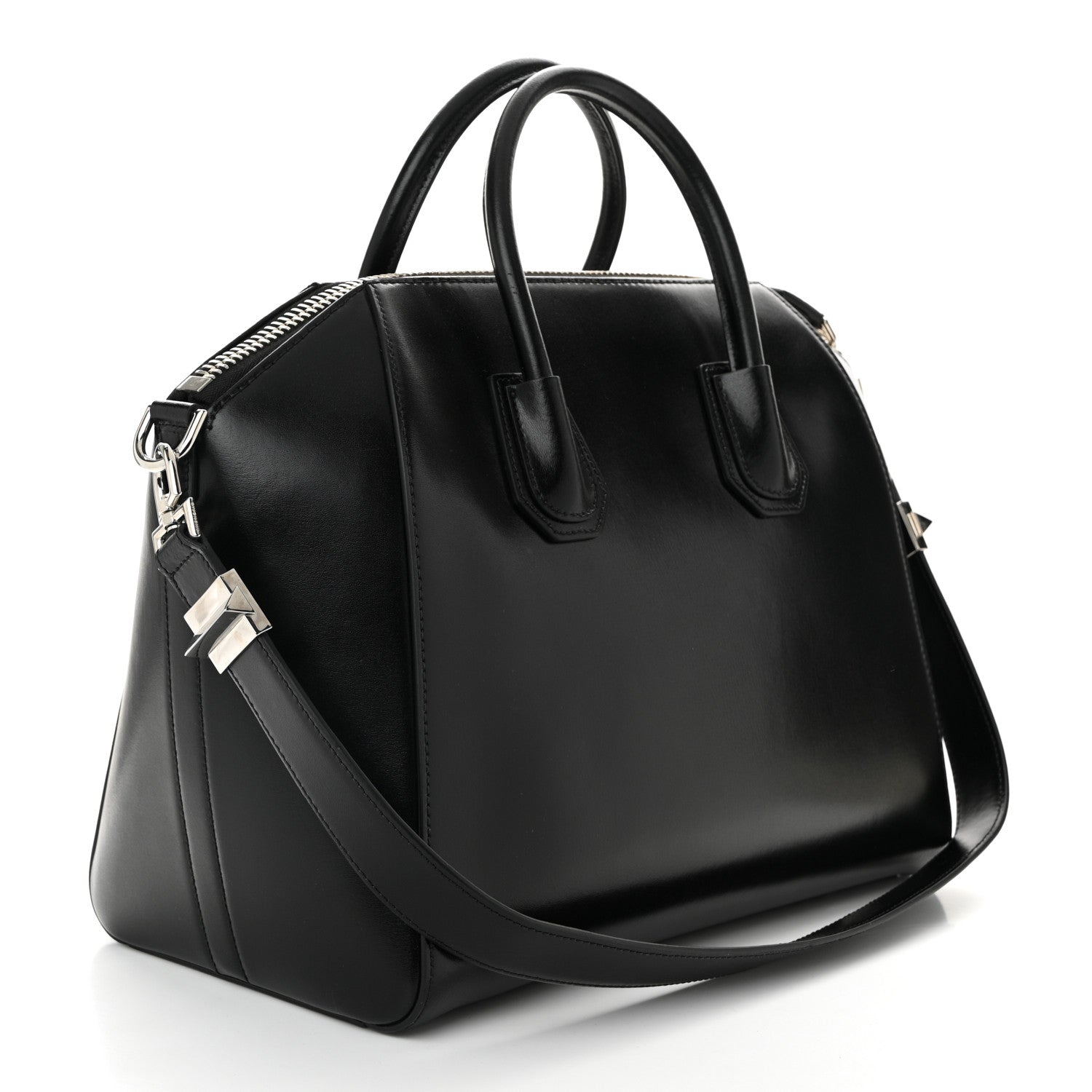 Givenchy Shiny Lord Calfskin Medium Antigona Black 3 of 10
