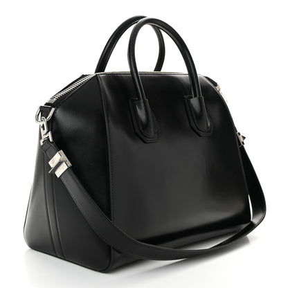 Givenchy Shiny Lord Calfskin Medium Antigona Black 3 of 10