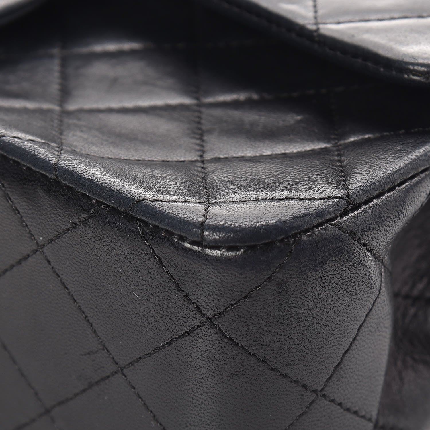 Chanel Lambskin Quilted Small Double Flap Black 13 of 15