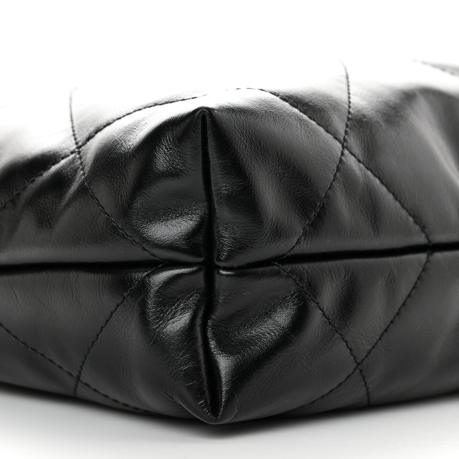 Chanel Shiny Calfskin Quilted Small Chanel 22 Black 9 of 11