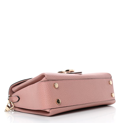 Gucci Dollar Calfskin Interlocking G Top Handle Shoulder Bag Soft Pink 3 of 4