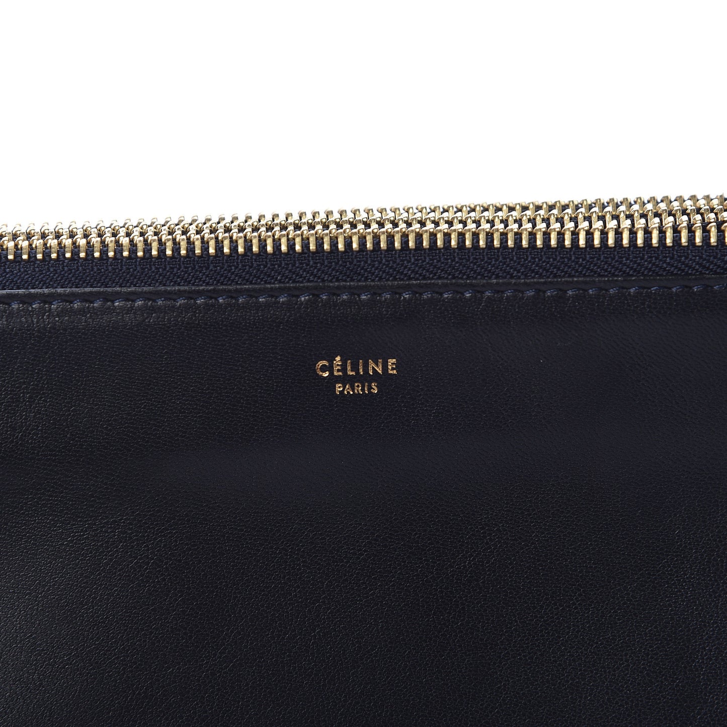 Lambskin Small Trio Crossbody Bag Navy Blue