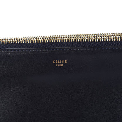 Celine Lambskin Small Trio Crossbody Bag Navy Blue 8 of 13