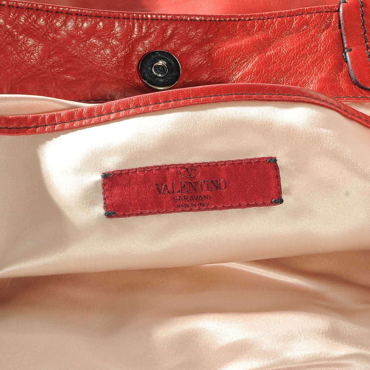 Nappa Petale Large Tote Red