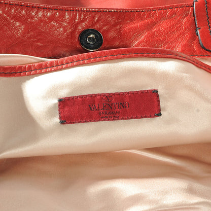 Valentino Garavani Nappa Petale Large Tote Red 7 of 8