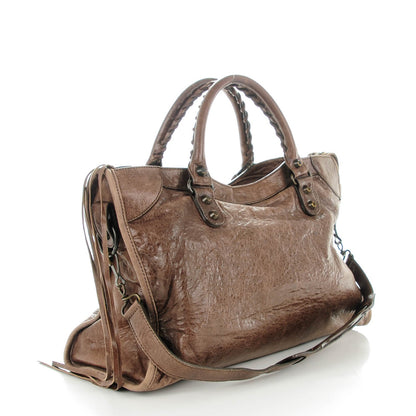 Balenciaga Chevre Classic Hardware City Olive Brown 3 of 7