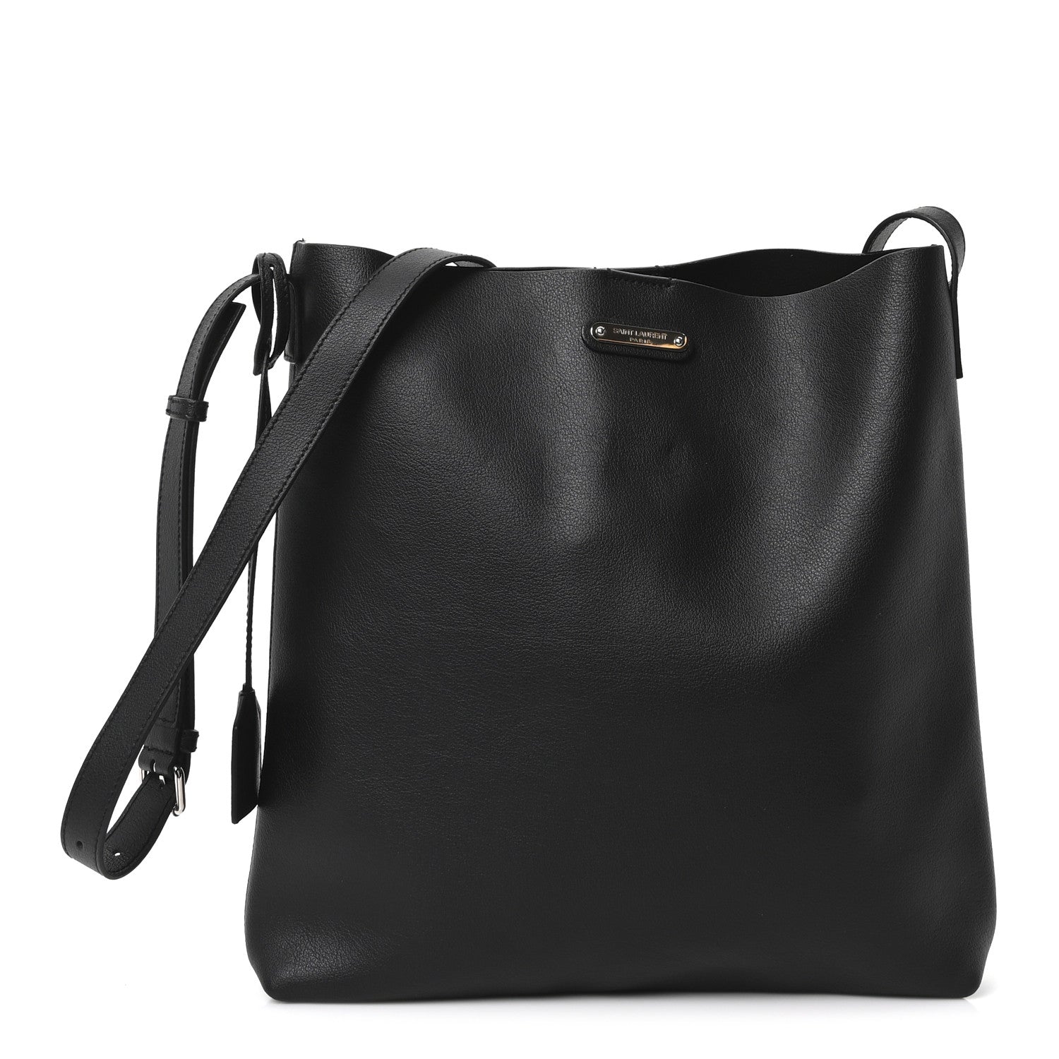 Saint Laurent Calfskin Bold Messenger Black 1 of 10