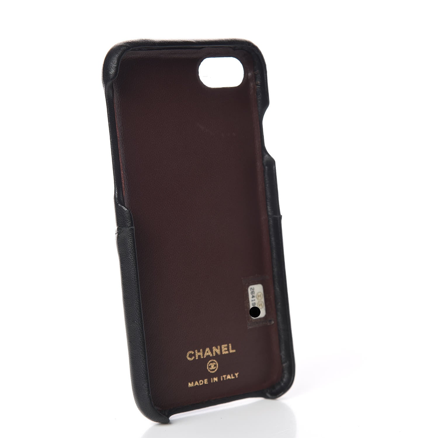 Chanel Lambskin Quilted iPhone 7/8 Coco Tech Case Black 3 of 7