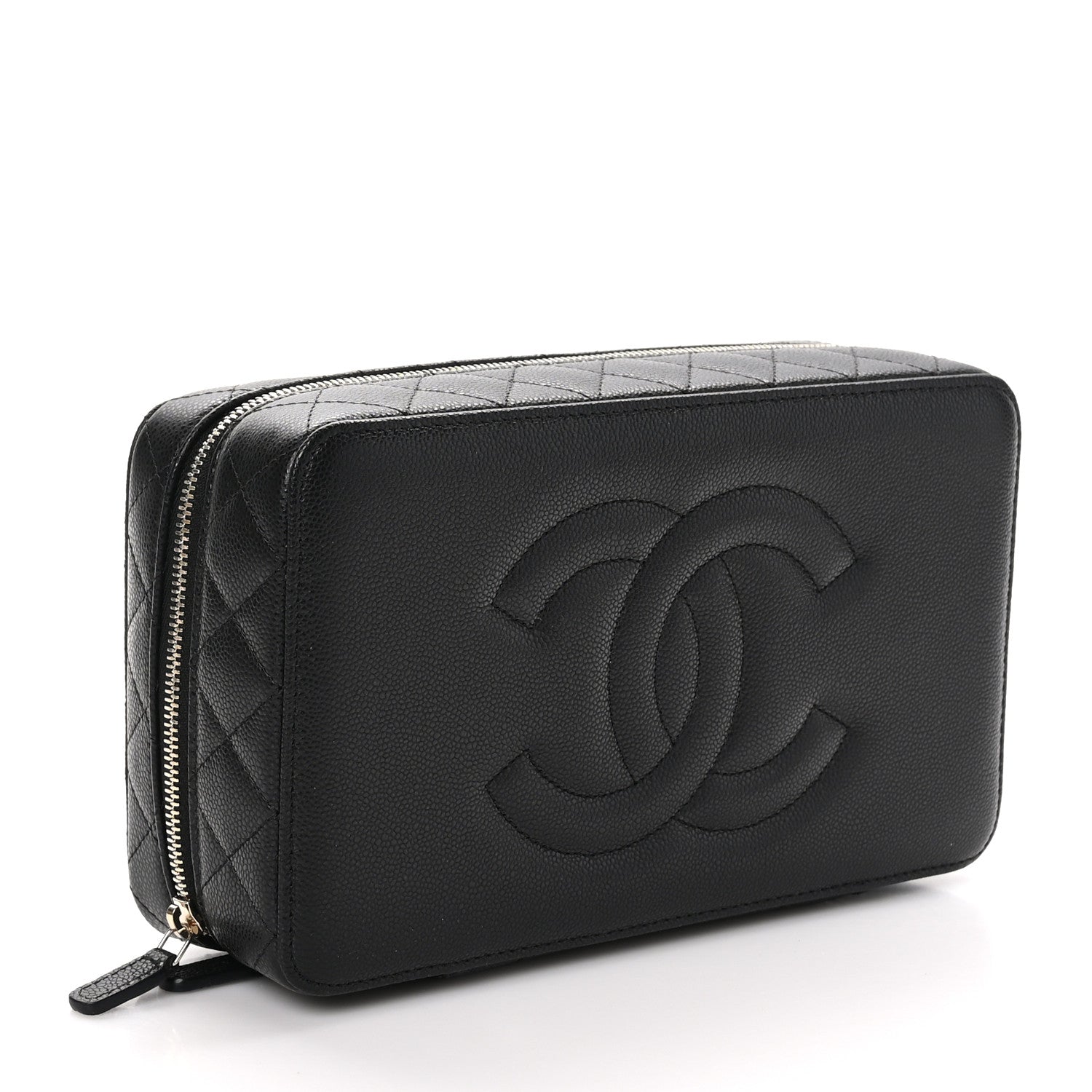 Chanel Caviar Large Jewelry Box Black 4 of 14