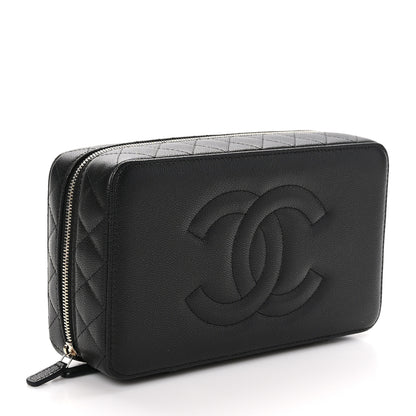 Chanel Caviar Large Jewelry Box Black 4 of 14