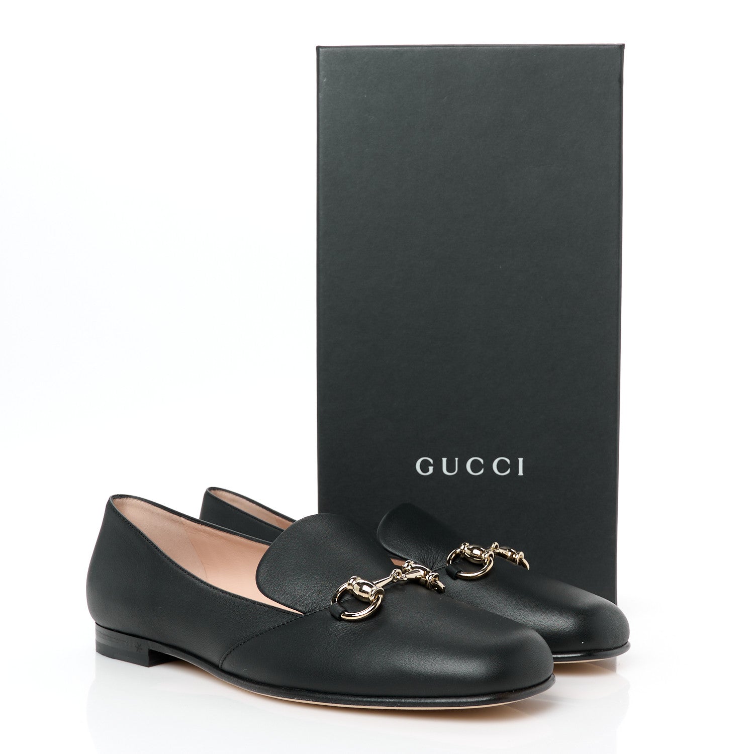 Gucci Calfskin Horsebit Loafers 37 Black 10 of 10