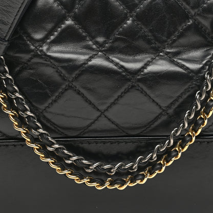 Chanel Aged Calfskin Quilted New Medium Gabrielle Hobo Black 8 of 10