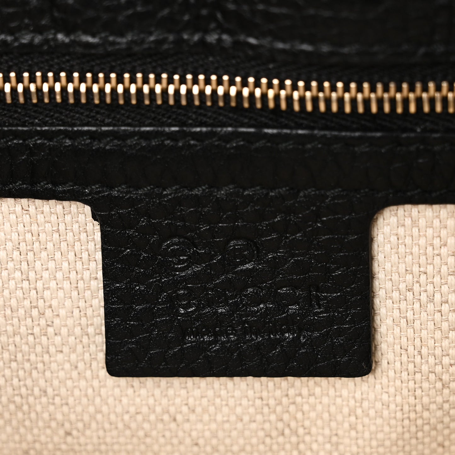 Pebbled Calfskin Medium Soho Flap Crossbody Black
