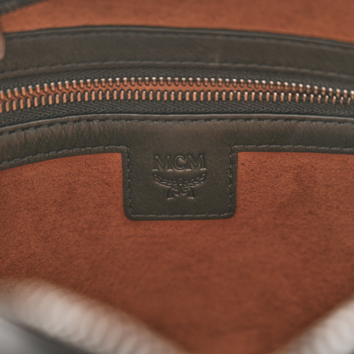 MCM Visetos Monogram Medium Aren Crossbody Cognac 6 of 10