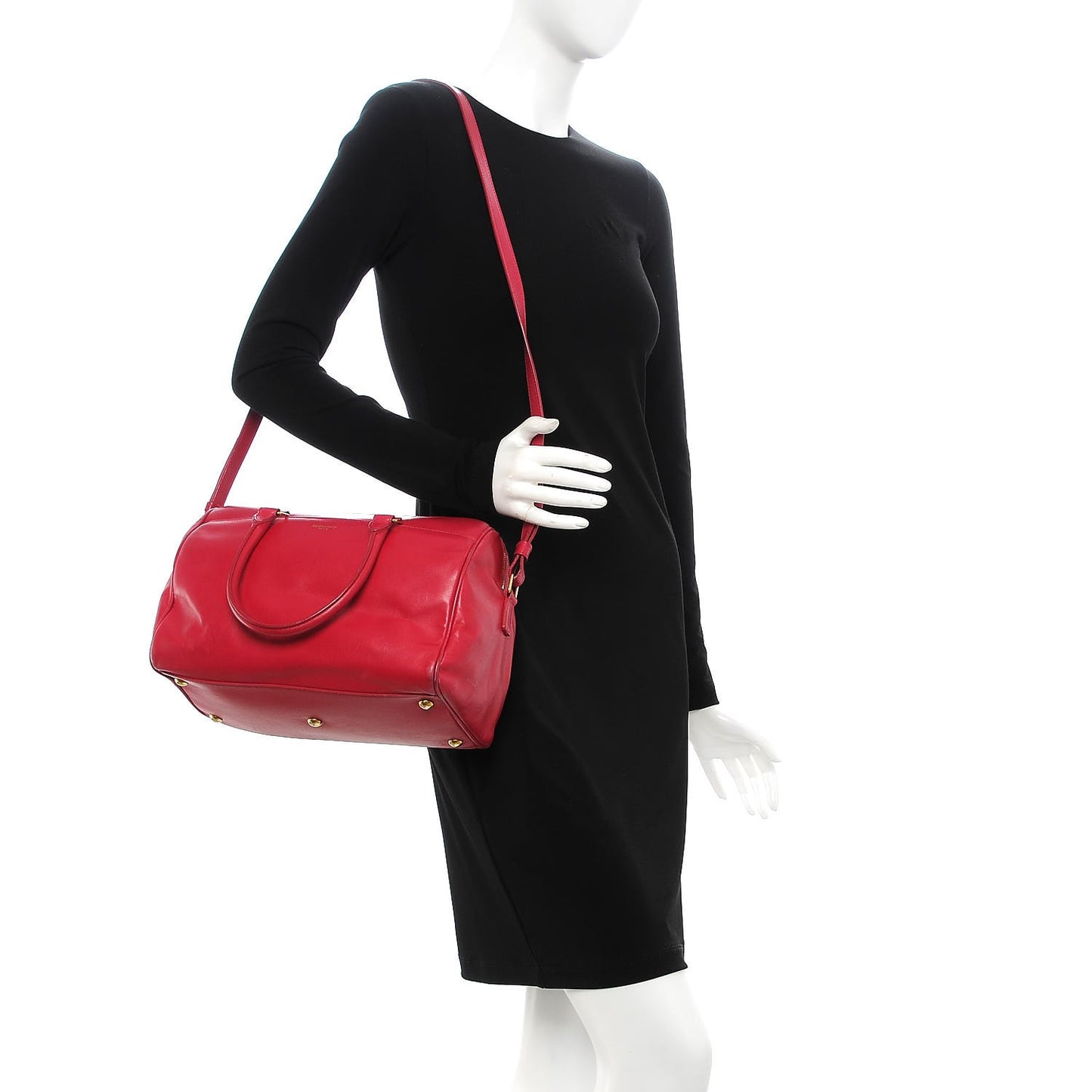 Calfskin Classic Duffle 6 Fuchsia