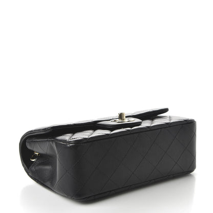 Chanel Lambskin Quilted Mini Rectangular Flap Black 4 of 11