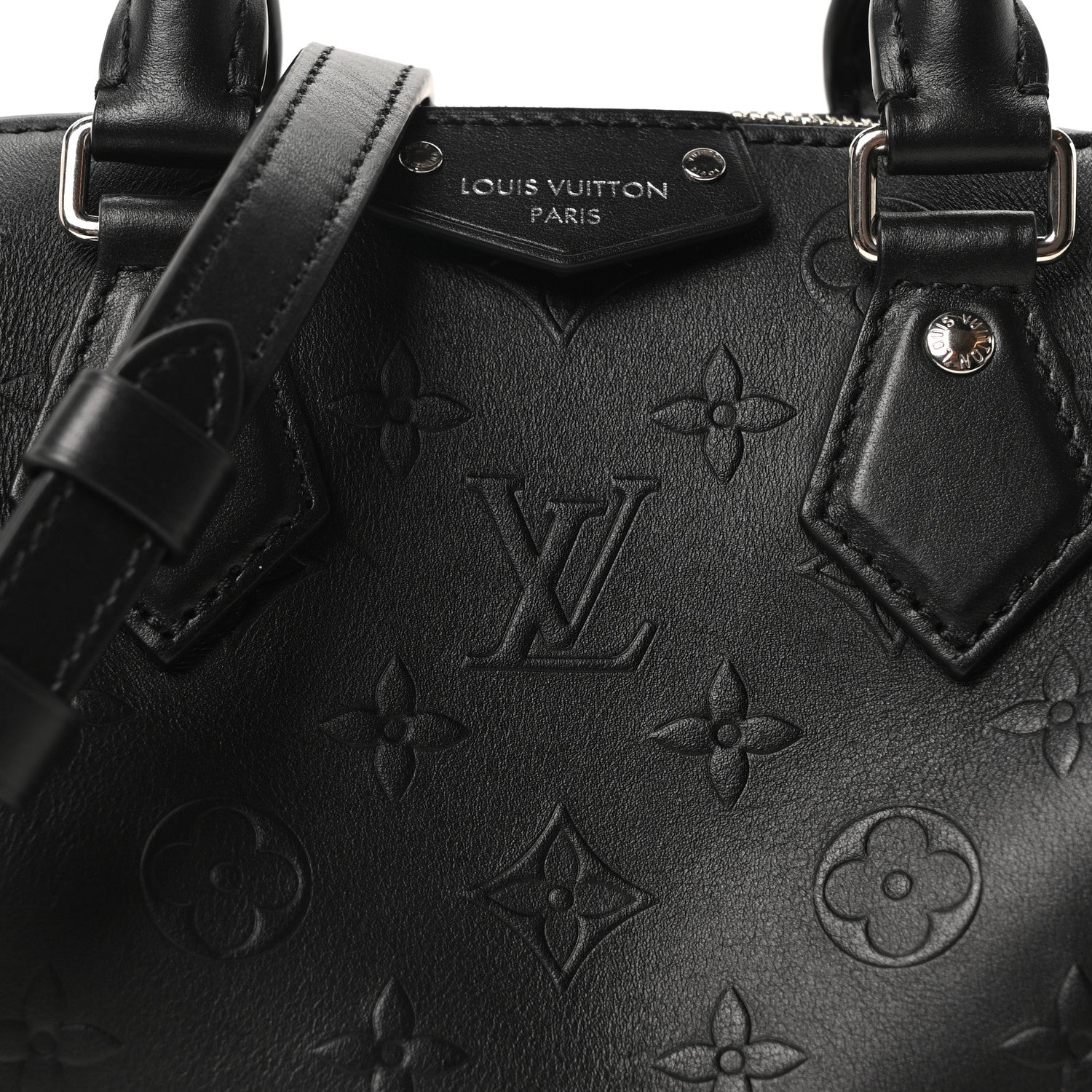 Louis Vuitton Calfskin Monogram Bold Speedy Trunk 20 7 of 10