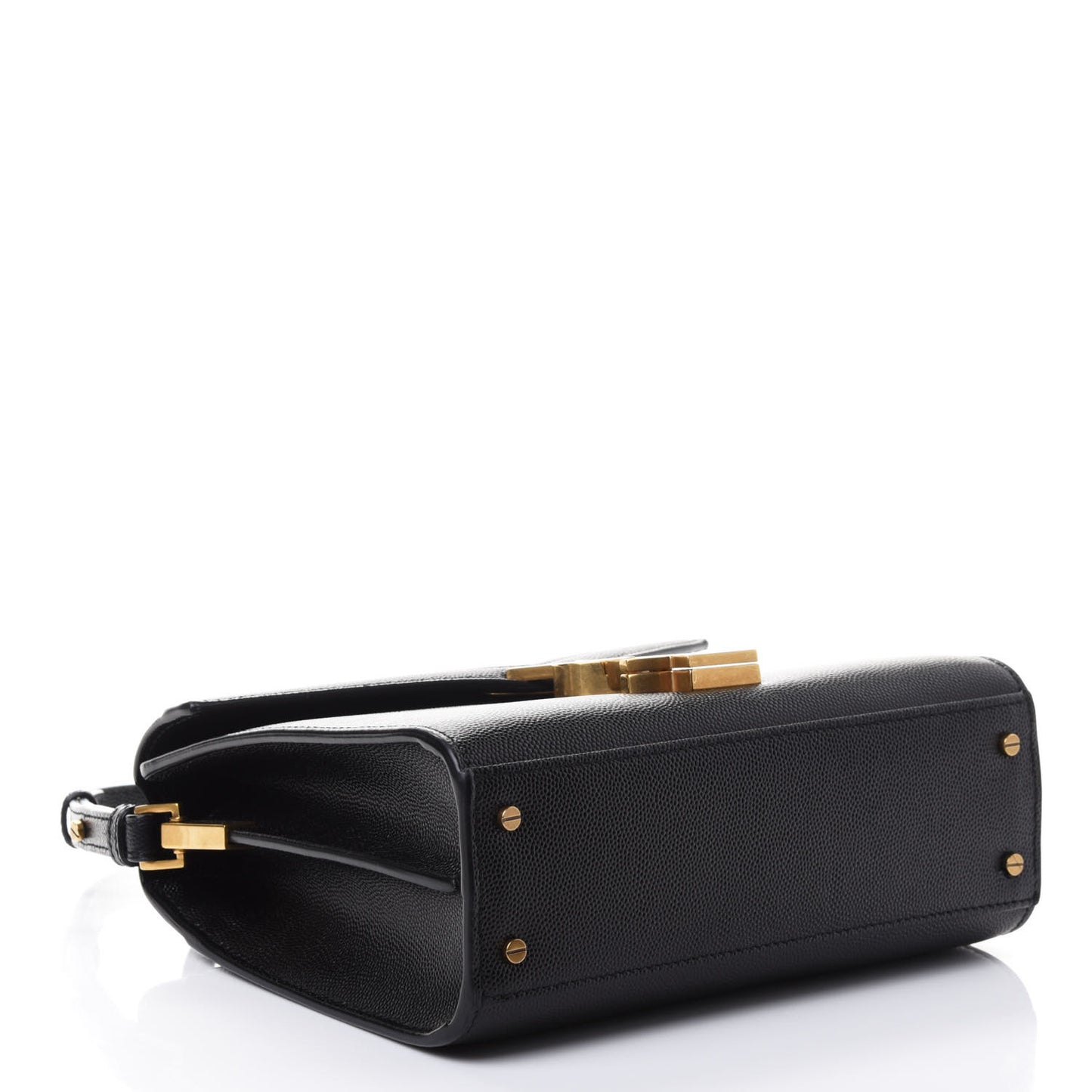 Grain de Poudre Mini Classic Monogram Cassandra Top Handle Black Rouge Legion